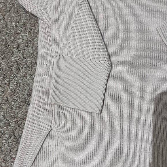 Lululemon Merino Wool-Blend Ribbed Crewneck Sweater - ivory - Picture 4 of 5